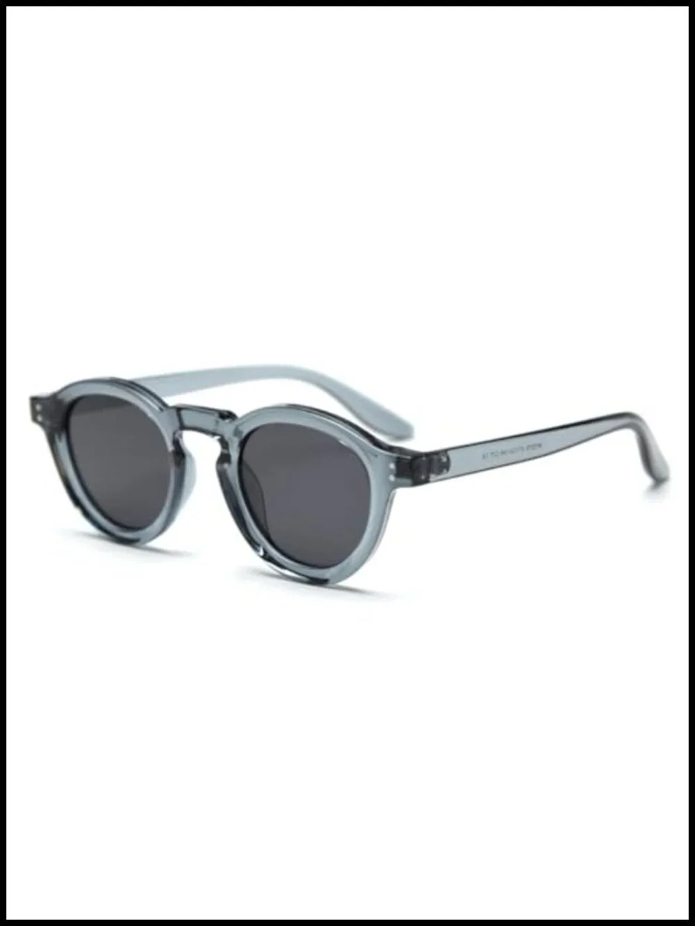 Unisex Retro TR90 Round Polarized Sunglasses UV400 Sun Shades